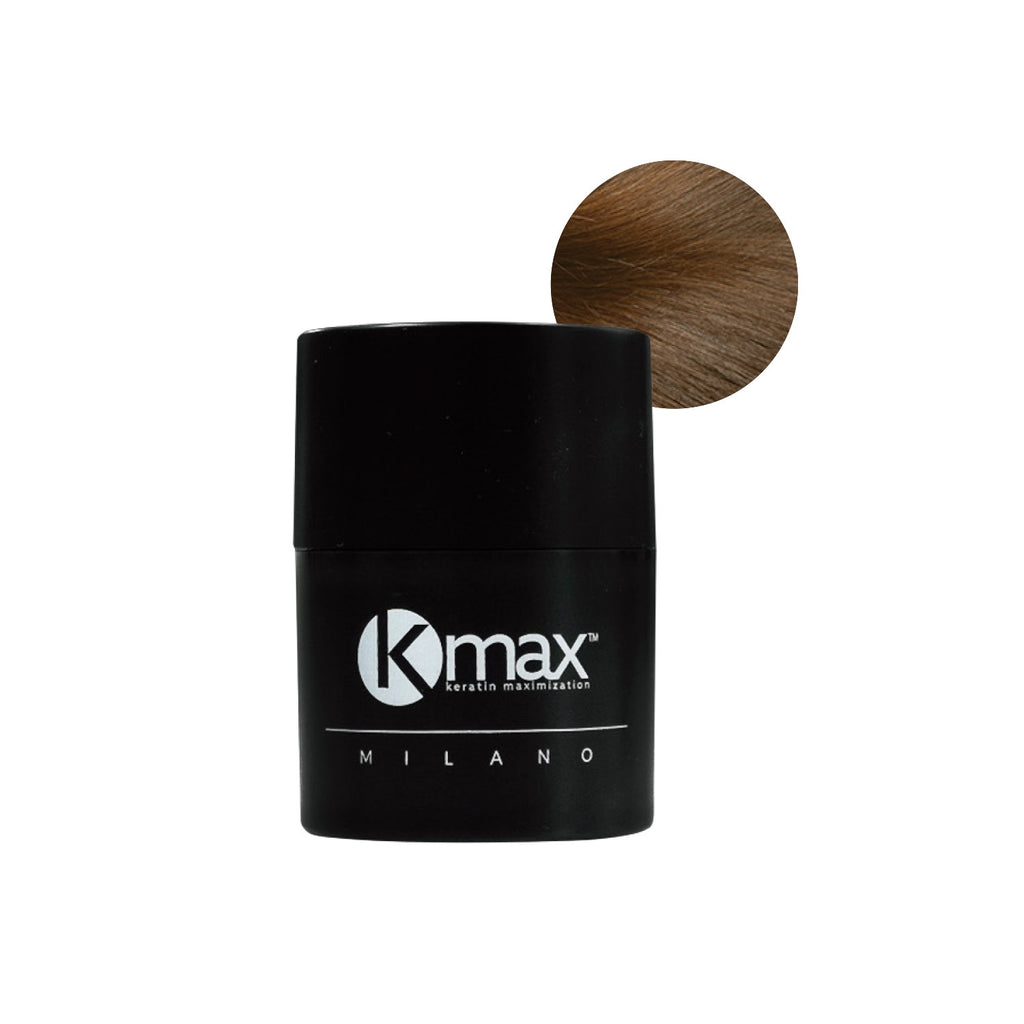 KMAX CONCEALING HAIR FIBERS TRAVEL SIZE LIGHT BROWN 5G