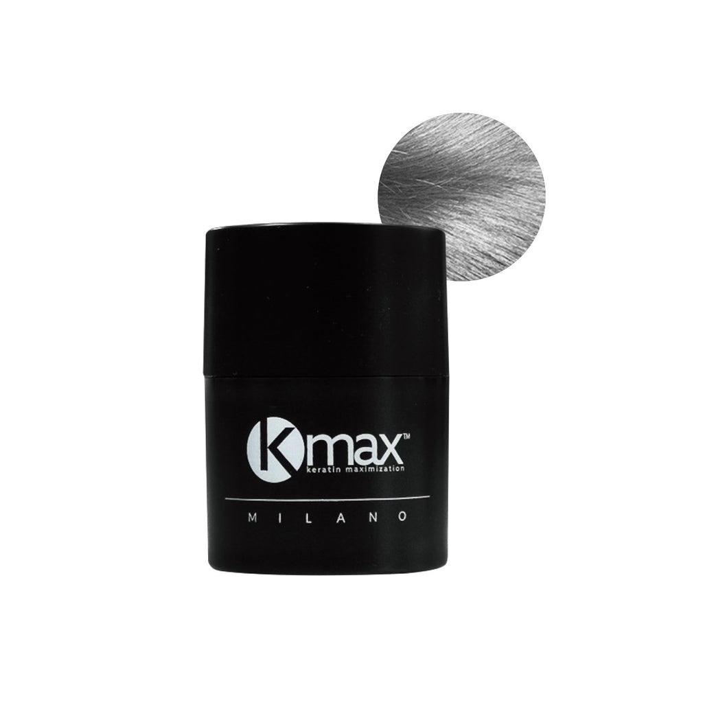 KMAX CONCEALING HAIR FIBERS TRAVEL SIZE LIGHT GRAY 5G