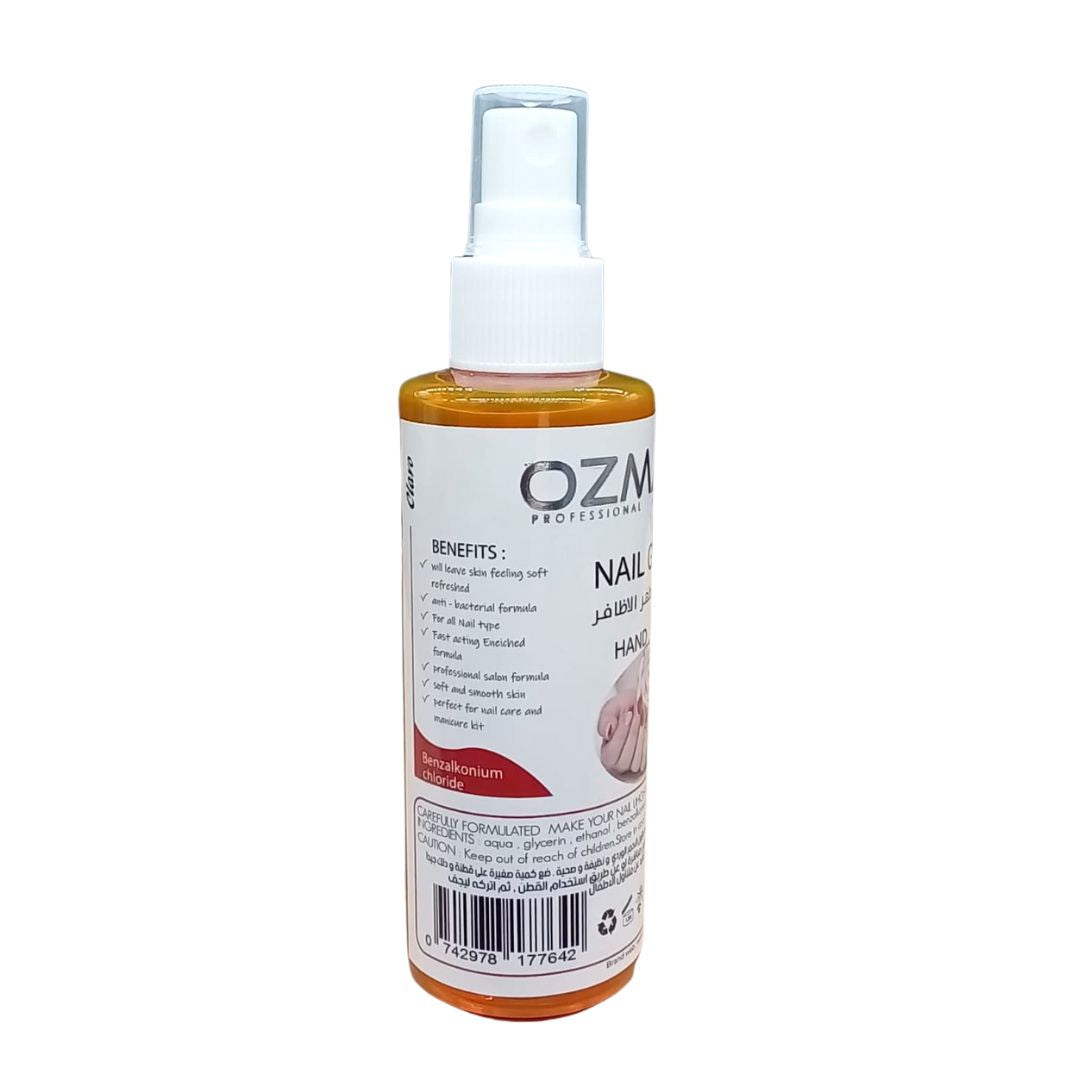 OZMA Clavo Benzalkonium Chloride Cuticle Tint  - effective nail Cleansing (Nail Guard) 125 ML