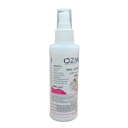 New Ozma Clavo Cuticle Softener and Remover for Nail Art Remover , Instant Remover, Nail Strengthening, For Cleaning and Cuticle Care ,Manicure and Pedicure Nail-Guard, 125ML. (WHITE)
