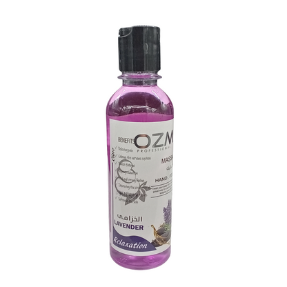 OZMA Clavo  Massage Oil for Couples - No Stain Lavender Massage Oil for Massage Therapy and Relaxing, Anti Aging Moisturizer and Natural Body Oil for Dry Skin  Pure | Repair Dry Skin | Unbeatable Consistency and Quality. 250ML