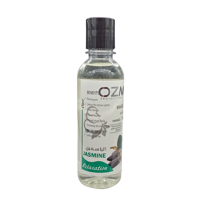 OZMA Clavo  Massage Oil for Couples - No Stain Jasmine Massage Oil for Massage Therapy and Relaxing, Anti Aging Moisturizer and Natural Body Oil for Dry Skin  Pure | Repair Dry Skin | Unbeatable Consistency and Quality. 250 ML