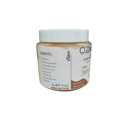 OZMA Clavo Smooth Honey Sugar Scrubs With SHEA extract For Radiant Glowing Skin 500 G