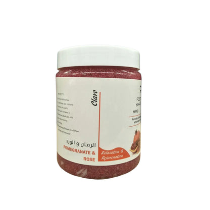 OZMA Clavo Pomegranate Effective Moisturizer  Body Scrub for Feet and Body, With Pro-Vitamin B5  Eliminate dead skin cells . 1100 G