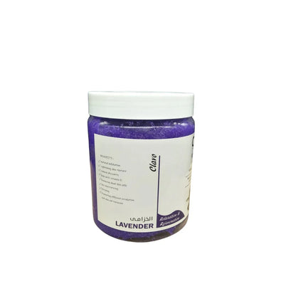 OZMA Clavo Lavender  Effective Moisturizer  Body Scrub for Feet and Body, With Pro-Vitamin B5  Eliminate dead skin cells .1100 G
