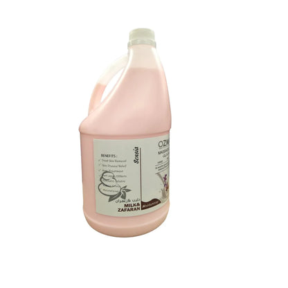 OZMA Clavo  Professional Naturals Body and Face Massage Cream milk & zafaran  3.78L