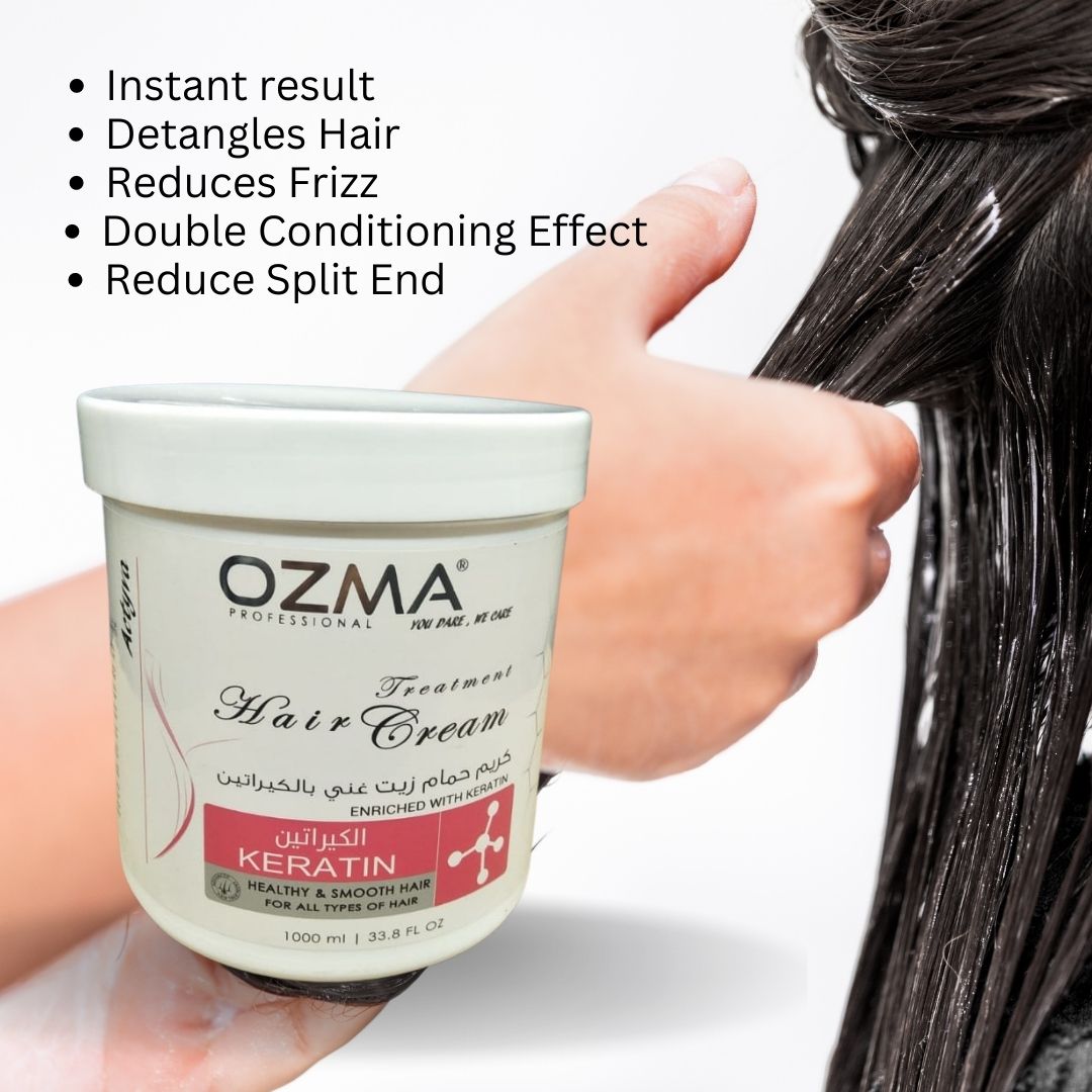 OZMA ACTYVA Keratin Nutritious Moisturizing Repair  Hair Treatment Cream   1000ML