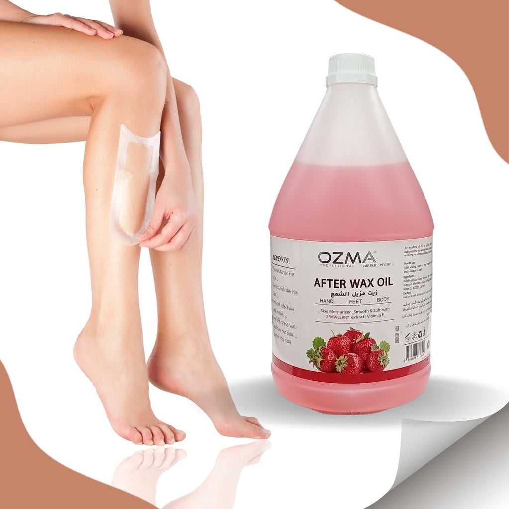 OZMA After Wax Oil, Use To Soothe Sore Irritated Skin, Remove Wax Residue After Hair Removal, Post Waxing Care Solution For Sensitive Skin, 3.78 ml