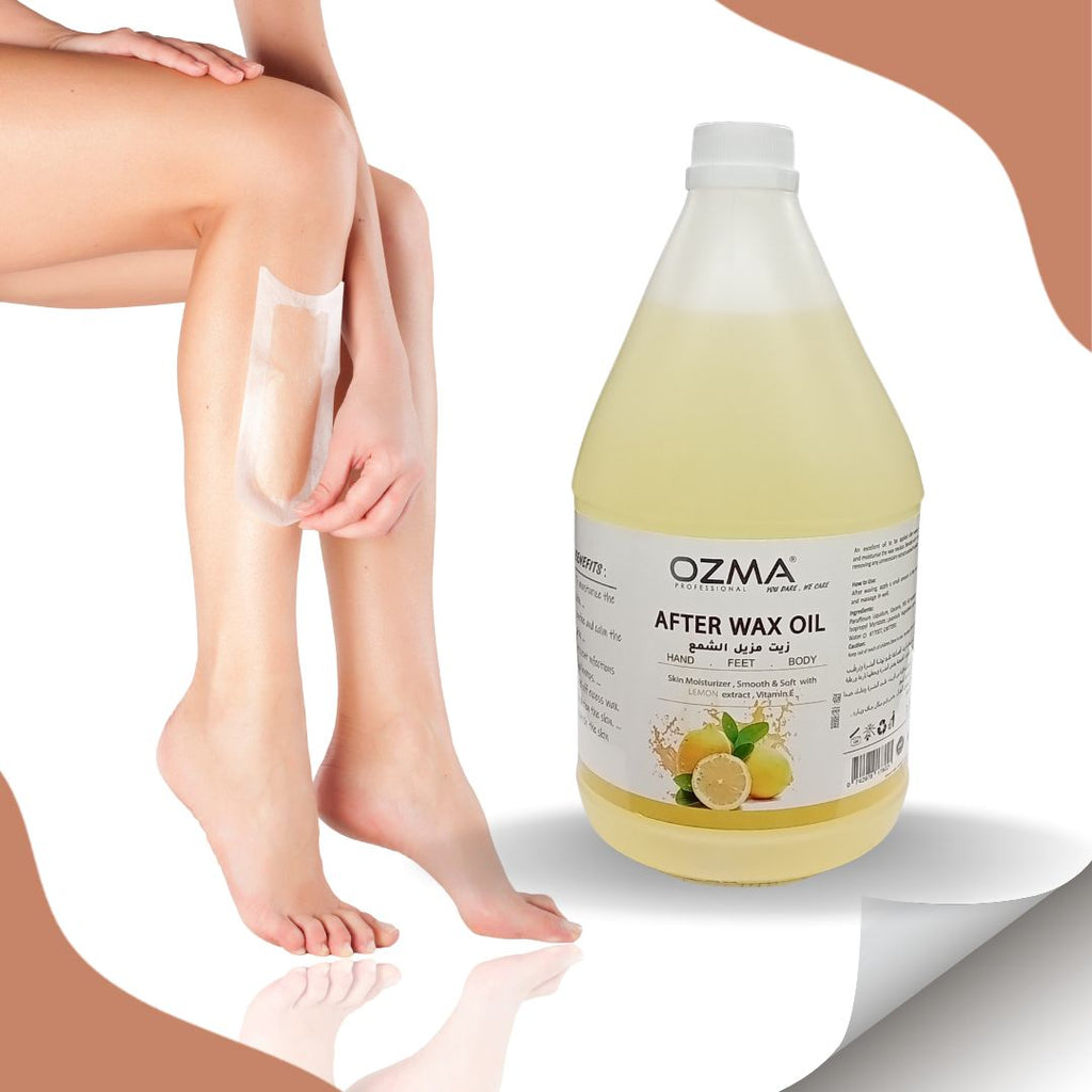 OZMA After Wax Oil, Use To Soothe Sore Irritated Skin, Remove Wax Residue After Hair Removal, Post Waxing Care Solution For Sensitive Skin, 3.78 ml