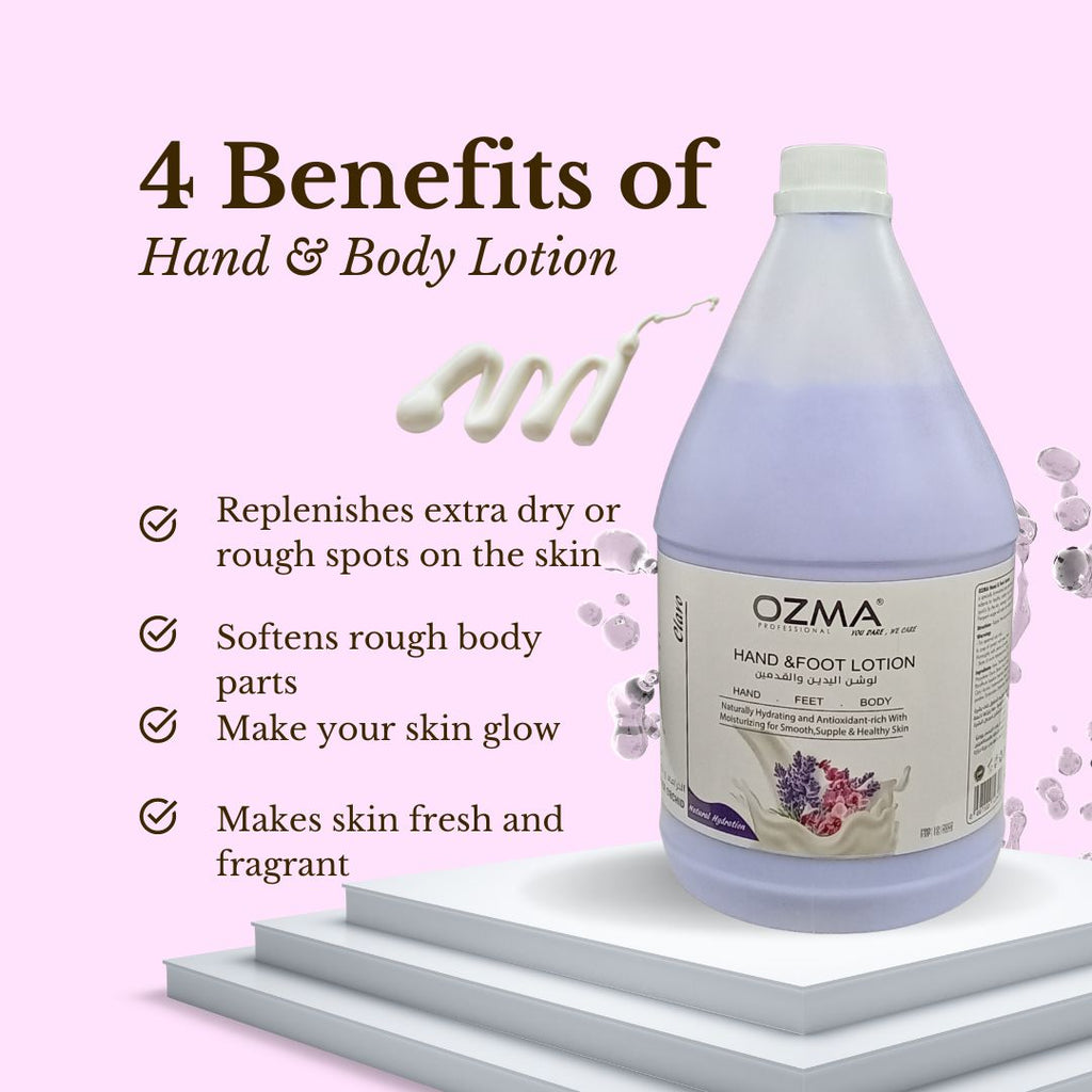 OZMA Clavo Lavender  Orchid Body Lotion,Naturally Hydrating, Hand And Feet Brightening-Soothing Moisturizer For Men & Women With Vitamin C Extract 3.78 Lml