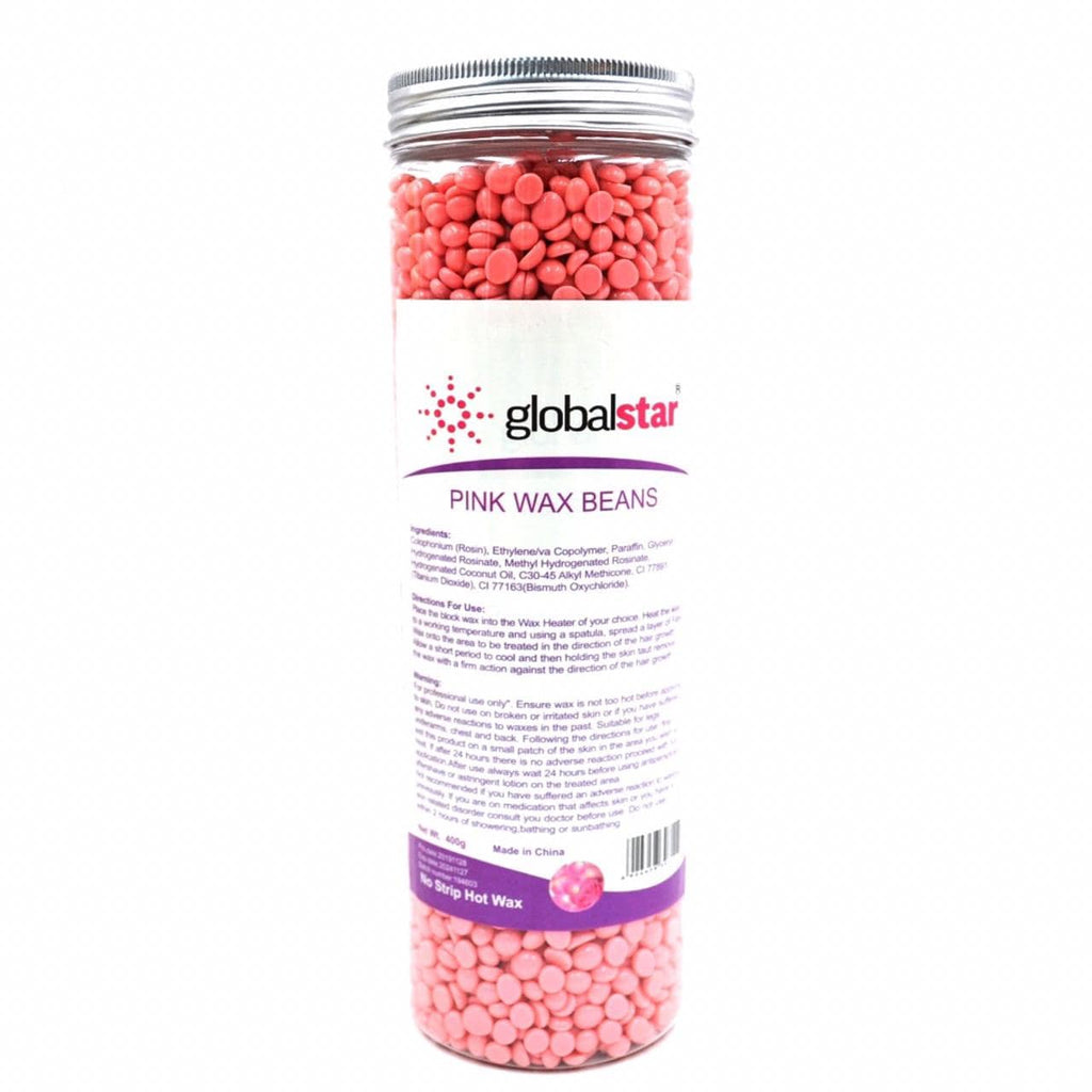 Globalstar Pellet Hard Wax Beans Pink - 400g