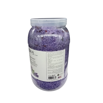OZMA Clavo Crystal Sea Salt, Lavender , Organic Skin Exfoliating Moisturizing Whitening Body Salt 5kg