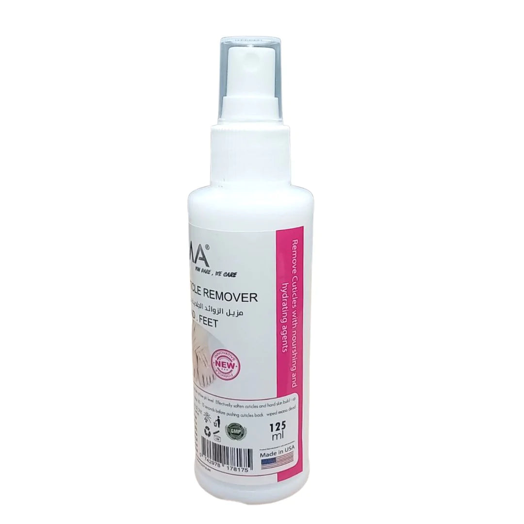 New Ozma Clavo Cuticle Softener and Remover for Nail Art Remover , Instant Remover, Nail Strengthening, For Cleaning and Cuticle Care ,Manicure and Pedicure Nail-Guard, 125ML. (WHITE)