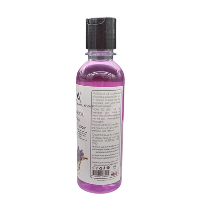 OZMA Clavo  Massage Oil for Couples - No Stain Lavender Massage Oil for Massage Therapy and Relaxing, Anti Aging Moisturizer and Natural Body Oil for Dry Skin  Pure | Repair Dry Skin | Unbeatable Consistency and Quality. 250ML