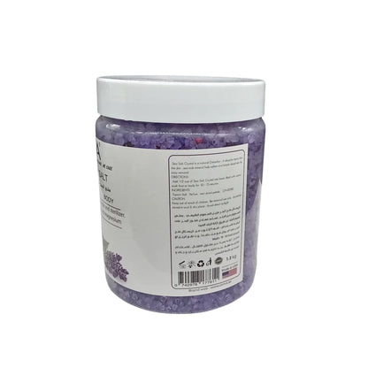 OZMA Clavo Crystal Sea Salt, Lavender , Organic Skin Exfoliating Moisturizing Whitening Body Salt 1.2 kg