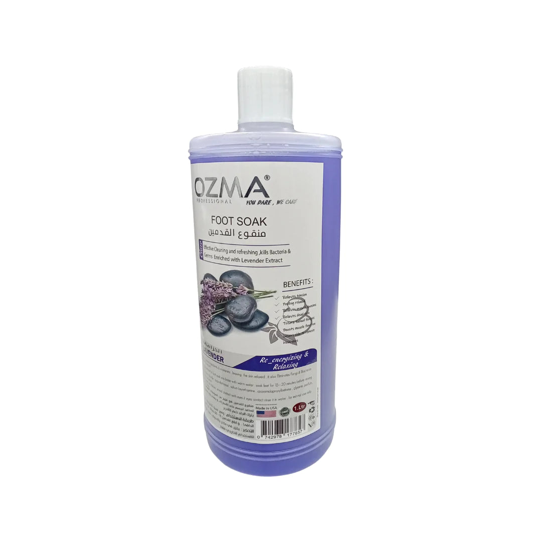 OZMA Clavo Lavender foot Soak Moisturiser Callus Remover Liquid Gel 1000 ML