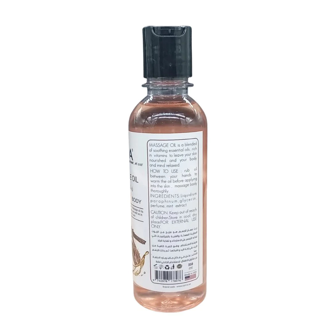 Clavo  Massage Oil for Couples - No Stain Oud Massage Oil for Massage Therapy and Relaxing, Anti Aging Moisturizer and Natural Body Oil for Dry Skin  Pure | Repair Dry Skin | Unbeatable Consistency and Quality. 250ML