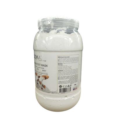 OZMA  Foot And Body Rejuvenating Mask Dead Skin Remover For Feet, Foot Exfoliator, Disposable Feet Peeling Mask milk &Almond 4 kg