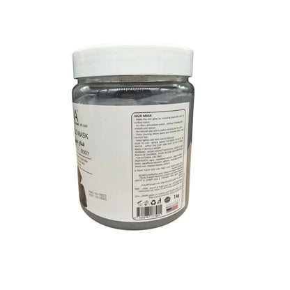 OZMA Clavo  Dead Sea Mud Mask Infused with charcoal - All Natural - Spa Quality Pore Reducer to Help with Acne, Blackheads and Oily Skin Tightens Skin for A Healthier Complexion .1 Kg