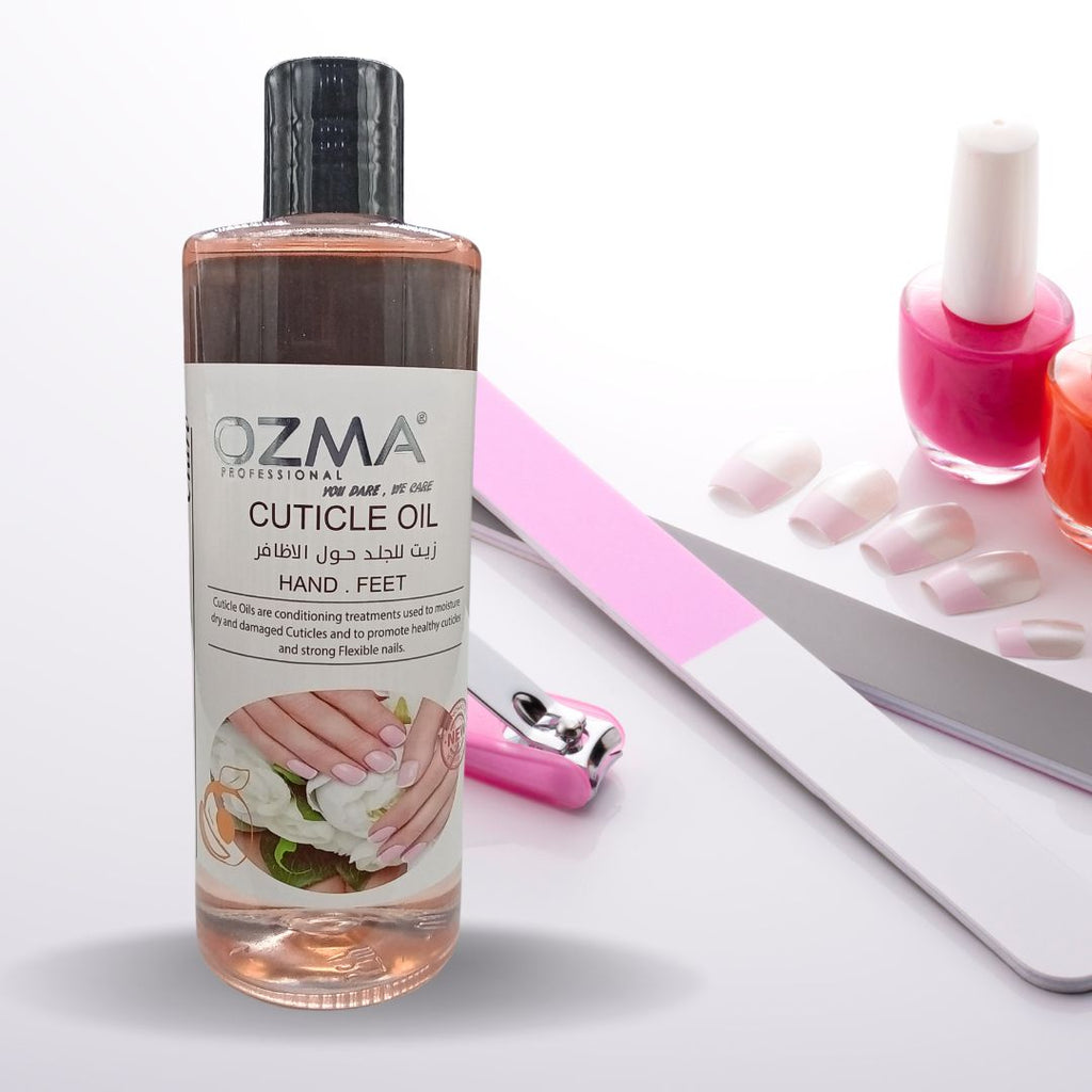 Ozma Clavo Cuticle Oil Apricot Remedy For Damaged Skin And Thin Nails | Moisturizer and Nail Growth, 500ml.