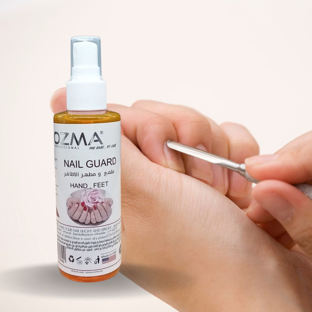 OZMA Clavo Benzalkonium Chloride Cuticle Tint  - effective nail Cleansing (Nail Guard) 125 ML
