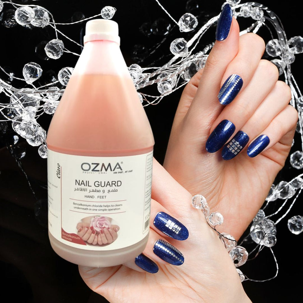 OZMA Clavo Benzalkonium Chloride Cuticle Tint  - effective nail Cleansing (Nail Guard) 3.78 L