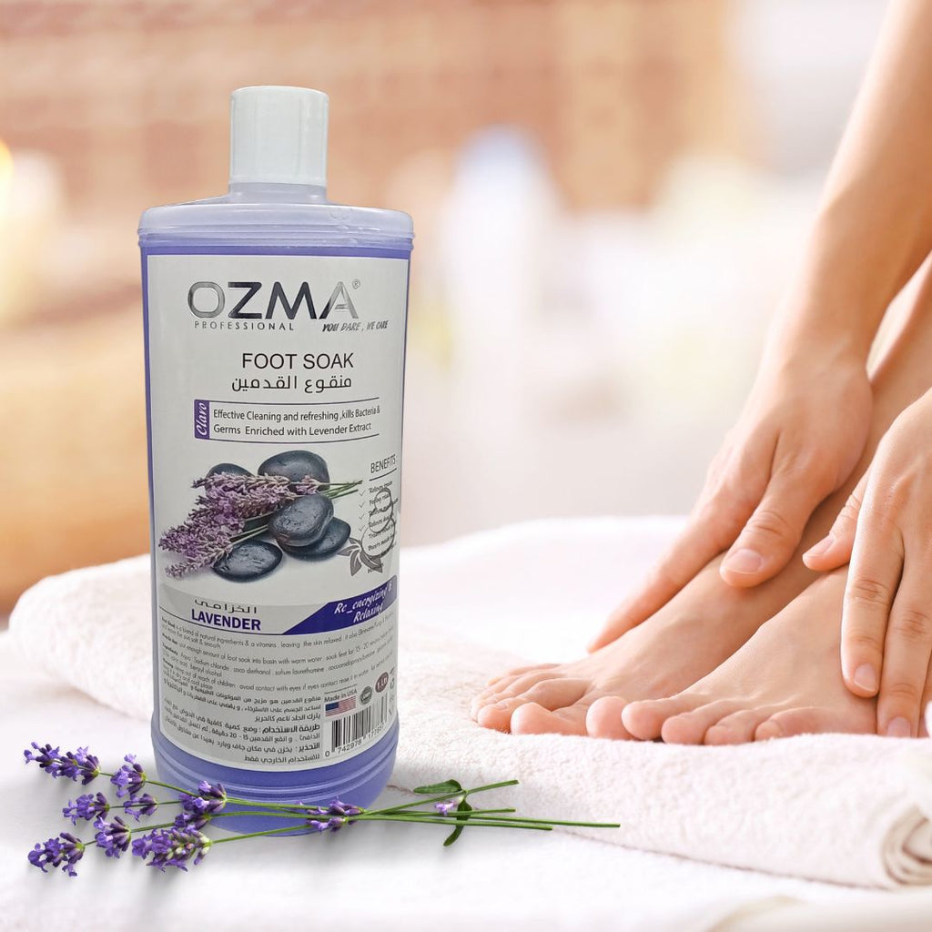 OZMA Clavo Lavender foot Soak Moisturiser Callus Remover Liquid Gel 1000 ML