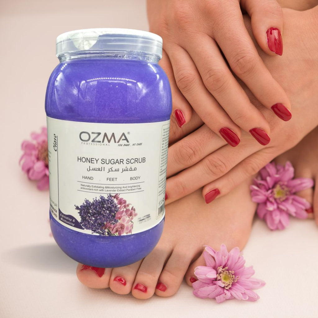 OZMA Clavo Smooth Honey Sugar Scrubs With Lavender  extract For Radiant Glowing Skin 5 KG