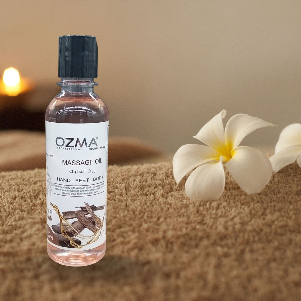 OZMA Clavo  Massage Oil for Couples - No Stain Oud Massage Oil for Massage Therapy and Relaxing, Anti Aging Moisturizer and Natural Body Oil for Dry Skin  Pure | Repair Dry Skin | Unbeatable Consistency and Quality. 250ML