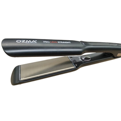 OZMA Protect Professional Hair Straightener | Quick Heat Up  TITANIUM Heating, Extra Long Plates | Heat Settings Up to 250°C /480°F, Auto Shut Off,   Flat Iron With Easy Lock System  Plates WIDE  Type