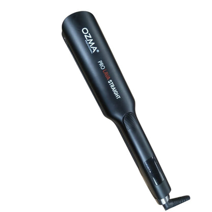 OZMA Protect Professional Hair Straightener | Quick Heat Up  TITANIUM Heating, Extra Long Plates | Heat Settings Up to 250°C /480°F, Auto Shut Off,   Flat Iron With Easy Lock System  Plates WIDE  Type