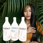 Ozma Protein  hair Taming Brazilian System  علاج تنعيم البروتين طقم علاج البروتين البرازيلي Hair Straightening Natural Ingredients kit 1000 ML*3