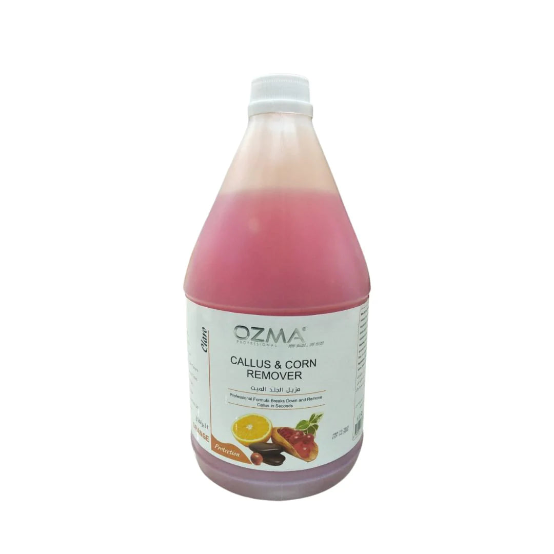 OZMA Clavo Callus & Corn Remover Foot Soaking Liquid Gel Foot Spa Treatment, Orange .3.78 Ll