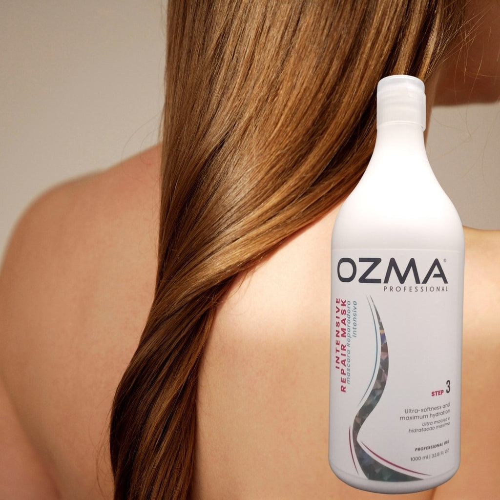 OZMA Intensive Keratin and Protein Repair Hair Straightening Mask  1000ML . STEP 3