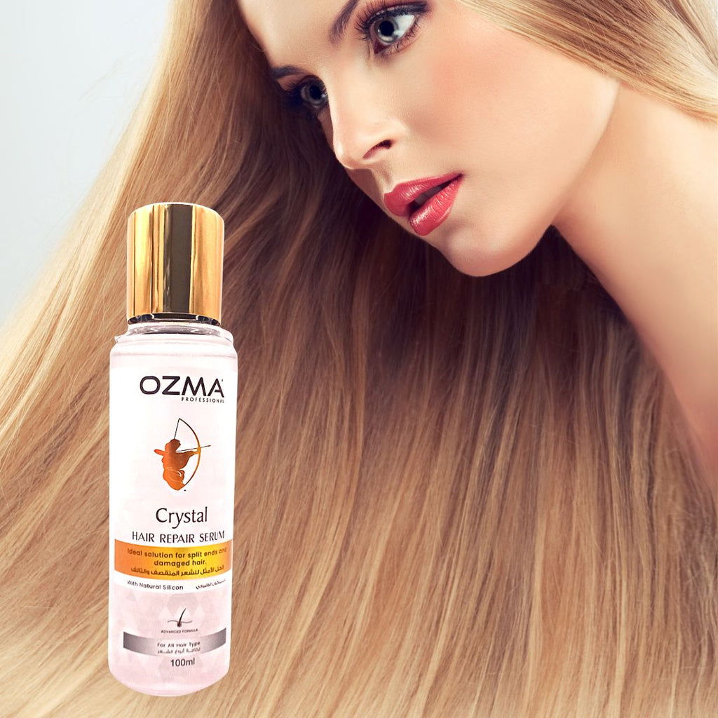 OZMA  Keratin Styling Hair repair Serum Provides Smoothness Strength Shine Silk Thicken Repair & Restores Keratin Scalp and Hair care Anti-Frizz New Topical Formula. 100 ML
