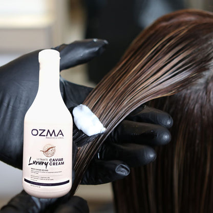 OZMA luxury CAVIAR  After Keratin And Protein hair Balancing Maintenance Balancing Conditioner  For  Treated and damage &Oily & Color Hair Daily Use After Shampoo Conditioning Deep Cleanser Organic & Natural Conditioner .Enriched with Caviar  500 Ml