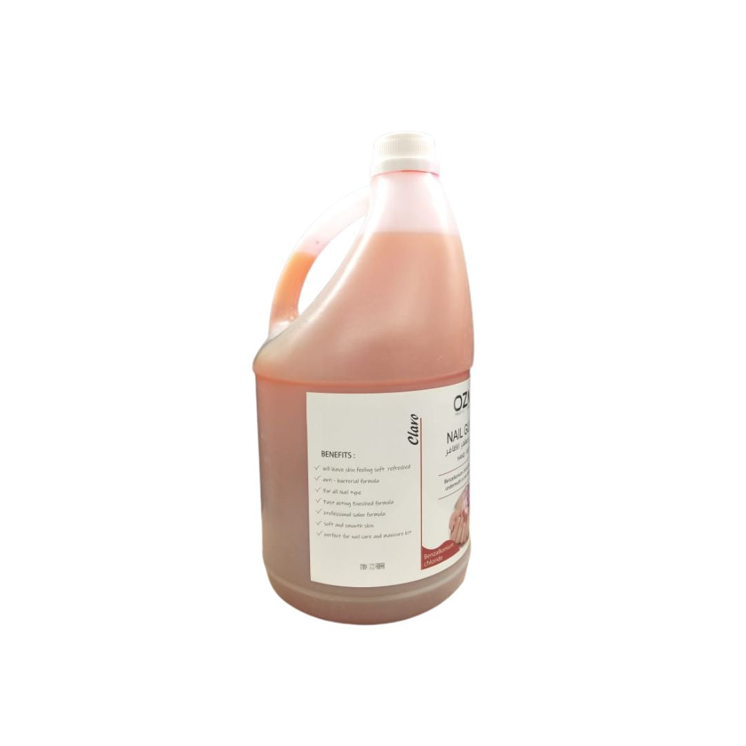 OZMA Clavo Benzalkonium Chloride Cuticle Tint  - effective nail Cleansing (Nail Guard) 3.78 L