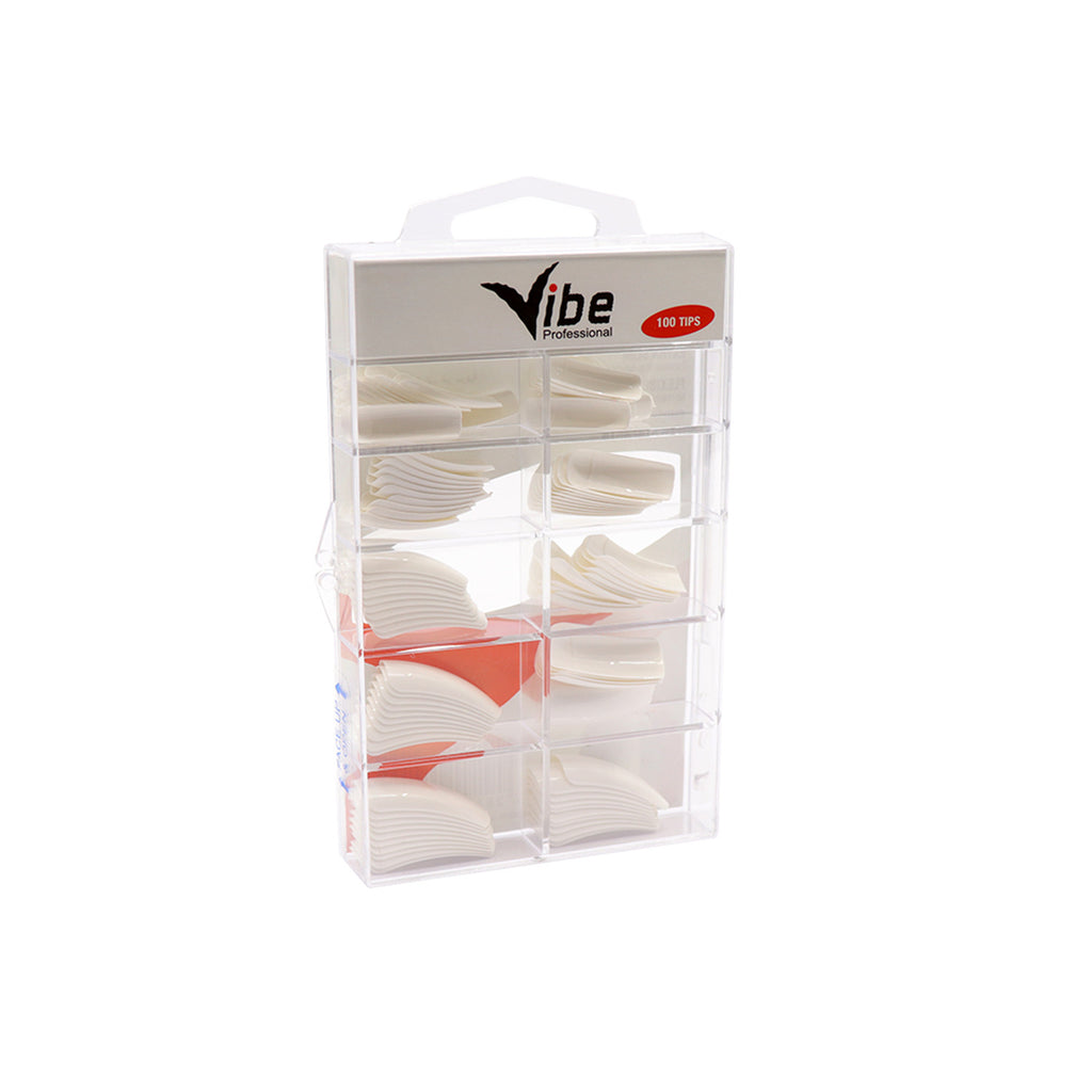 VB PROFESSIONAL DEEP SMILE NAIL TIPS WHITE