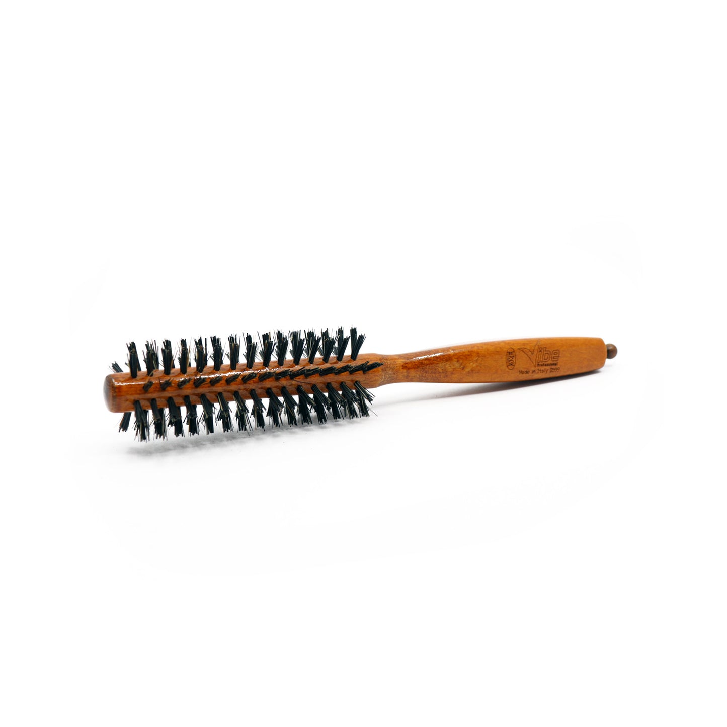 Quadra Line Hair Brush-Beech Wooden Handle With Section Divider D-36Mm (0584)       فرشاة شعر أسطوانية التصميم أسود / بيج 0584