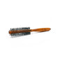 Quadra Line Hair Brush-Beech Wooden Handle With Section Divider D-36Mm (0584)       فرشاة شعر أسطوانية التصميم أسود / بيج 0584