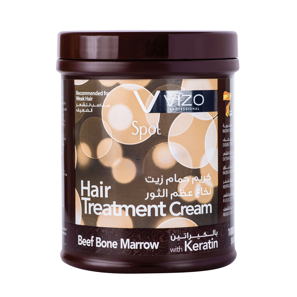 VIZO HAIR TREATMENT CREAM BEEF BONE MARROW WITH KERATIN 1000ML