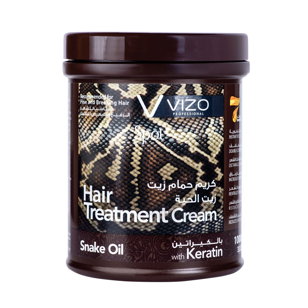 VIZO HAIR TREATMENT CREAM SNAKE OIL WITH KERATIN 1000ML