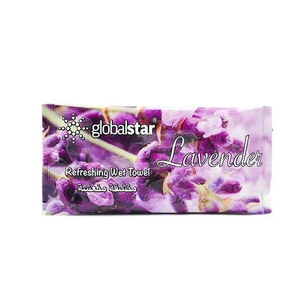 Globalstar Refreshing Wet Towel Lavender 50pcs - RT02