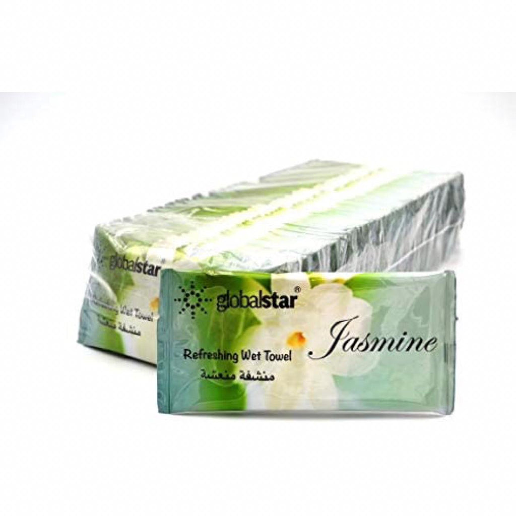 Globalstar Refreshing Wet Towel Jasmine 100pcs - RT03