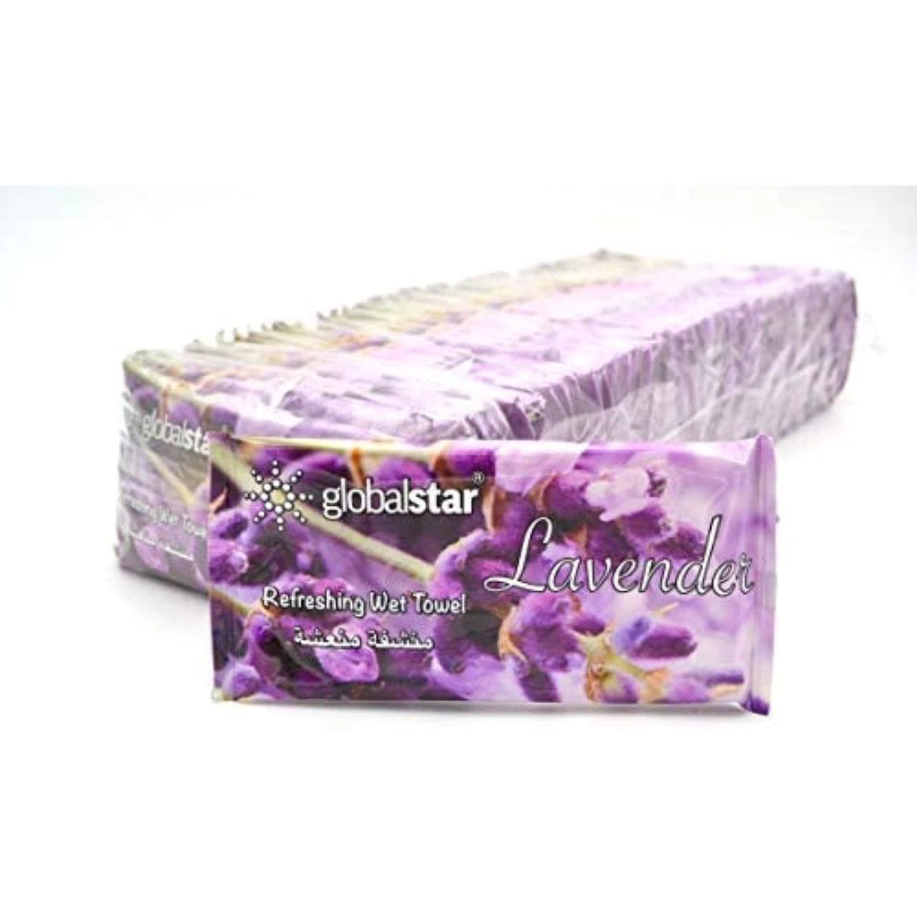 Globalstar Refreshing Wet Towel Lavender 200pcs - RT02