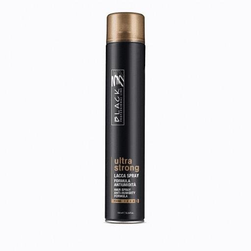 Black Professional Ultra Strong Hair Spray 500ml