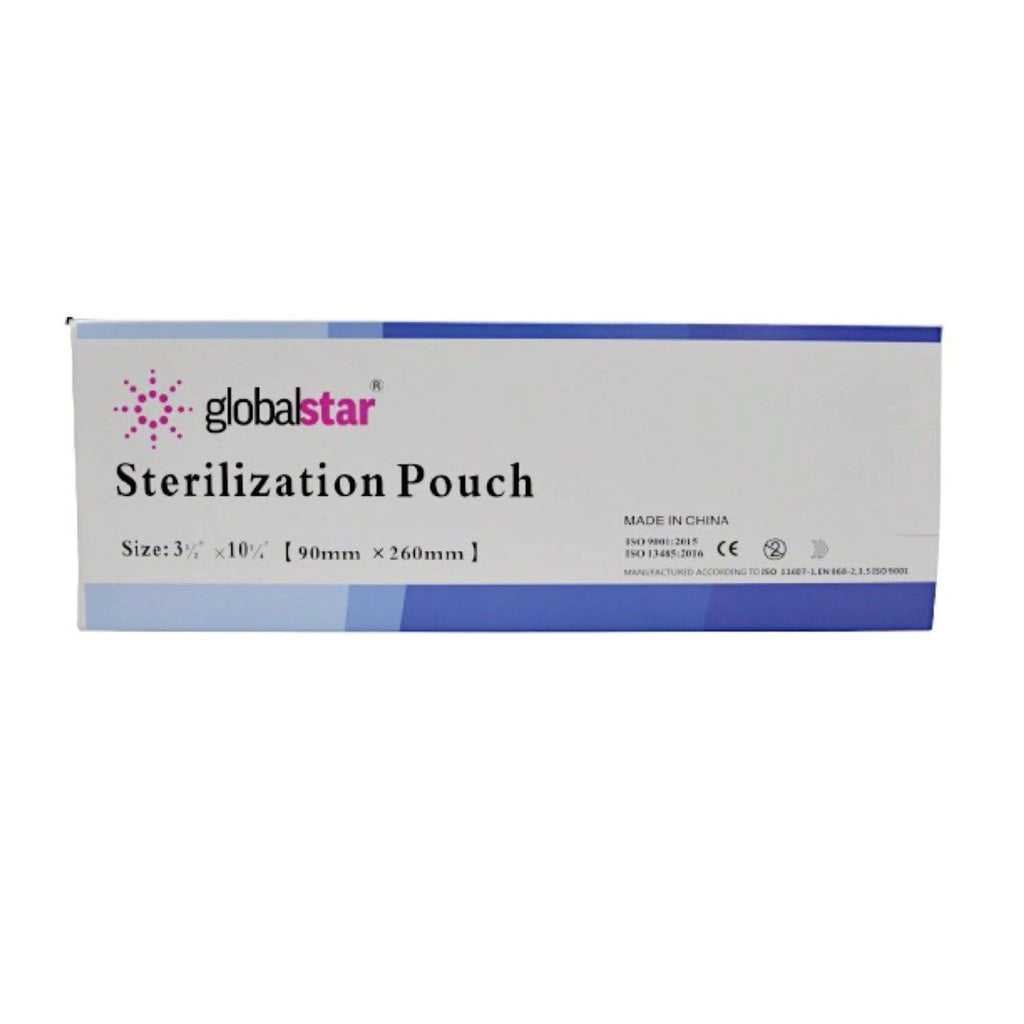 Globalstar Medical Self Sealing Sterilization Pouch 3.5x10'' 100pcs