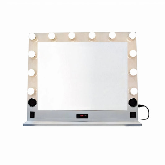 Globalstar Salon Styling Mirror With 12pcs Adjustable Dimmable Light Bulb And Speaker DHZJ