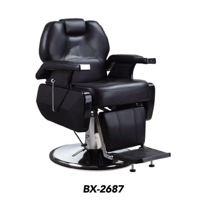 Globalstar Professional Black Barber Chair - 2687