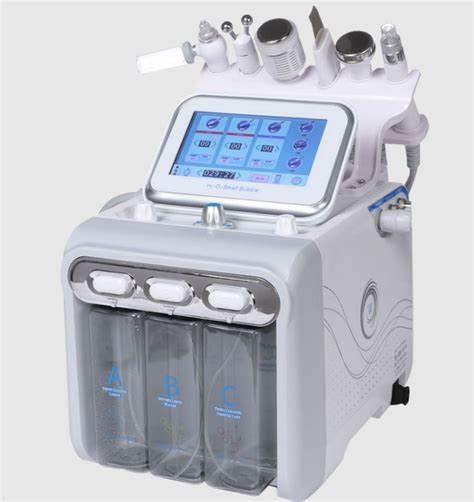 Hydra Facial Face Care Machine, Hydrogen Oxygen Beauty Machine Face Skin Spa Machine All In One Hydro Facial Machine With LED Mask  for Home Spa Salon